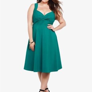 Torrid Teal Pinup Dress